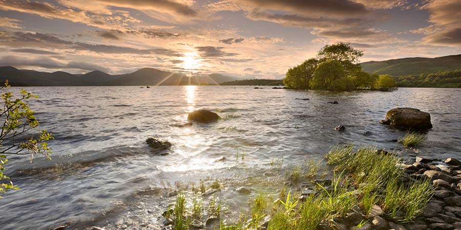 Cruising Loch Lomond’s tranquil waters